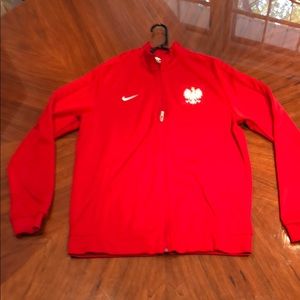 Nike zip up track jacket. Team Poland